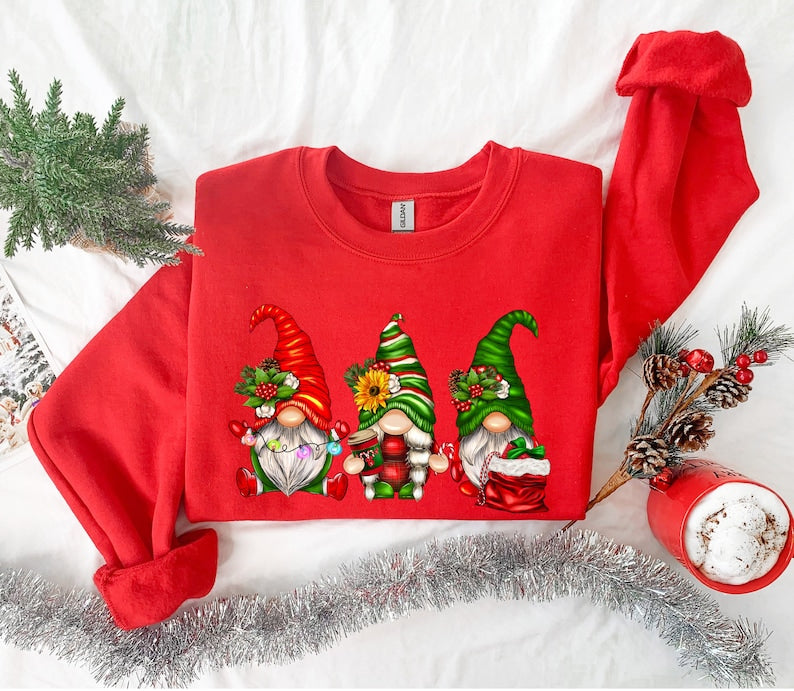 Christmas Cute Gnomes Sweatshirt