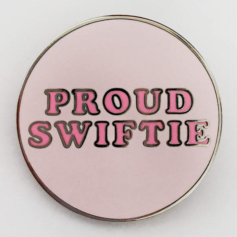 Taylor Swift Badge Brooch