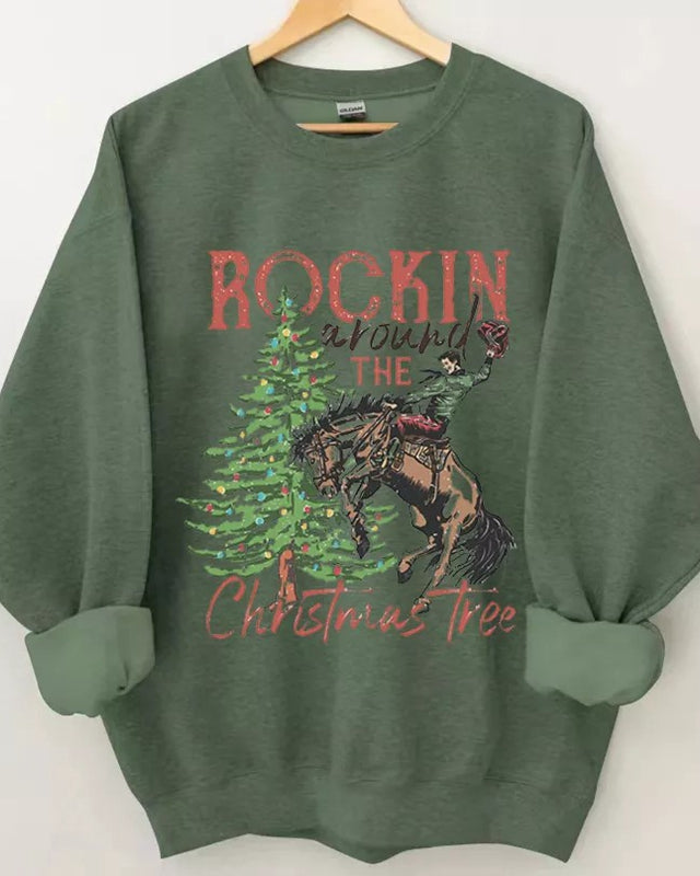 Rocking Around The Christmas Tree Sweatshirt