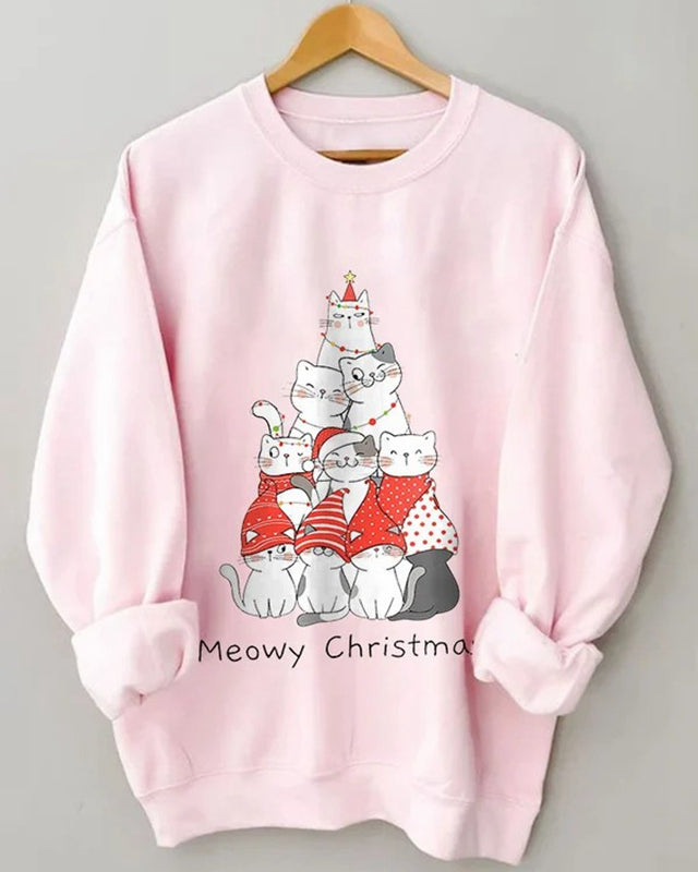 Fashion Print Long Sleeve Sweatshirt