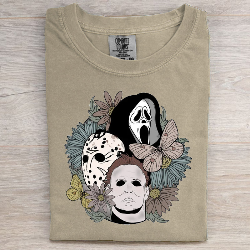 Horror movie Floral Tee