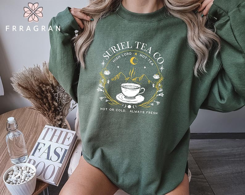 Suriel Tea Co Book Lover Sweatshirt