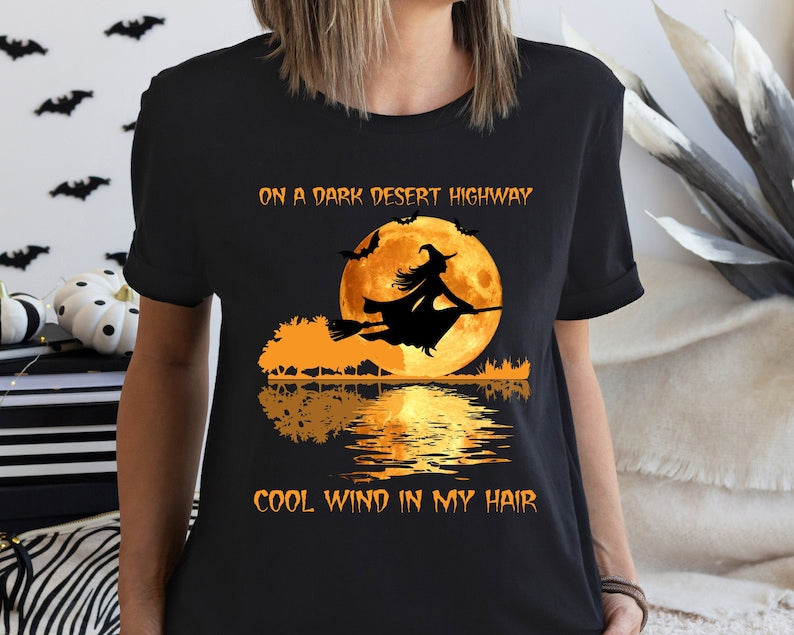 Spooky Witch Happy Halloween T-shirt